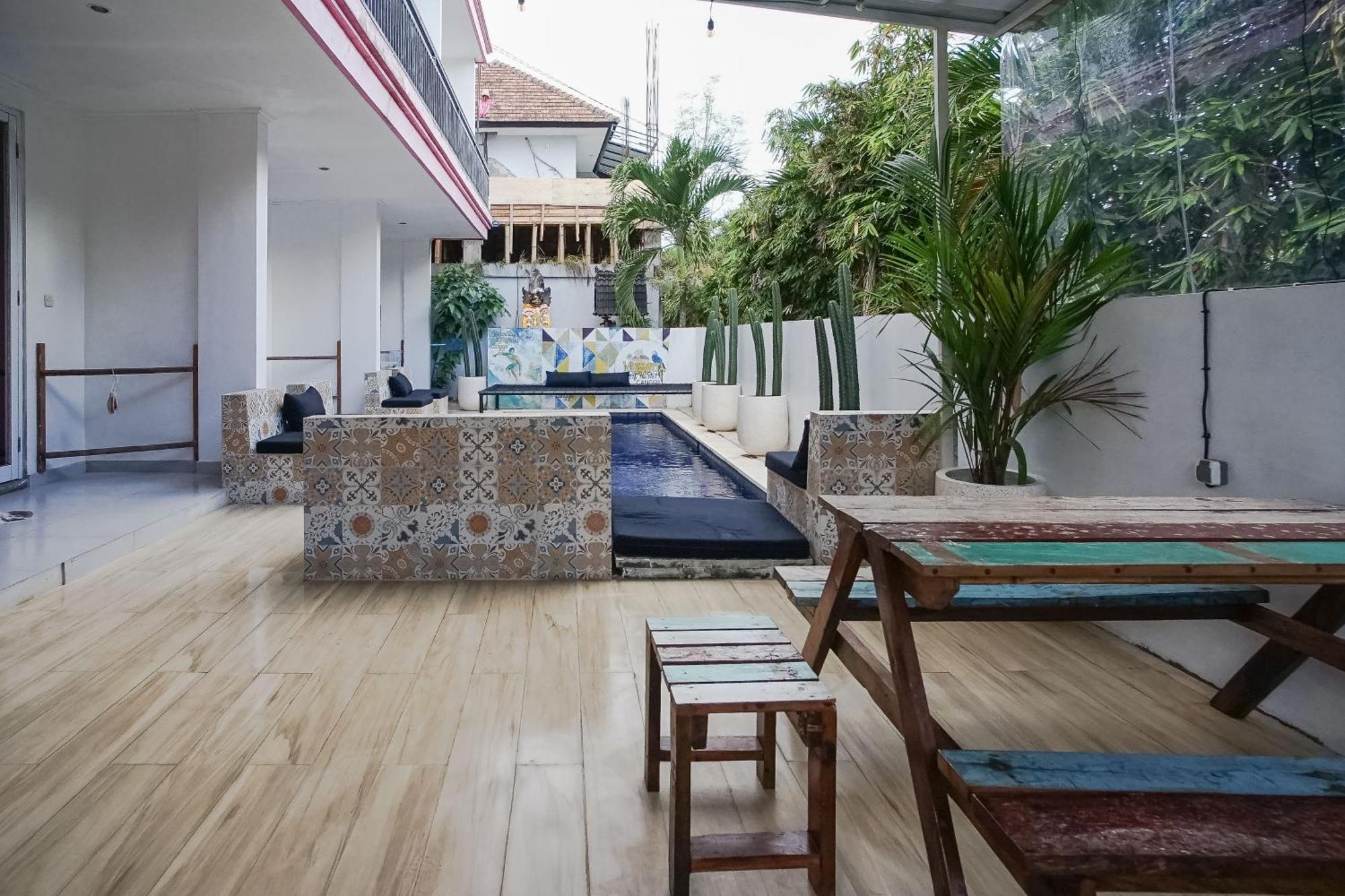 Margarita Surf Hostel Canggu מראה חיצוני תמונה